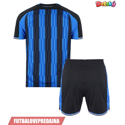 Lacne Dětský Futbalové dres Atalanta 2026-27 Krátky Rukáv - Domáci (+ trenírky)